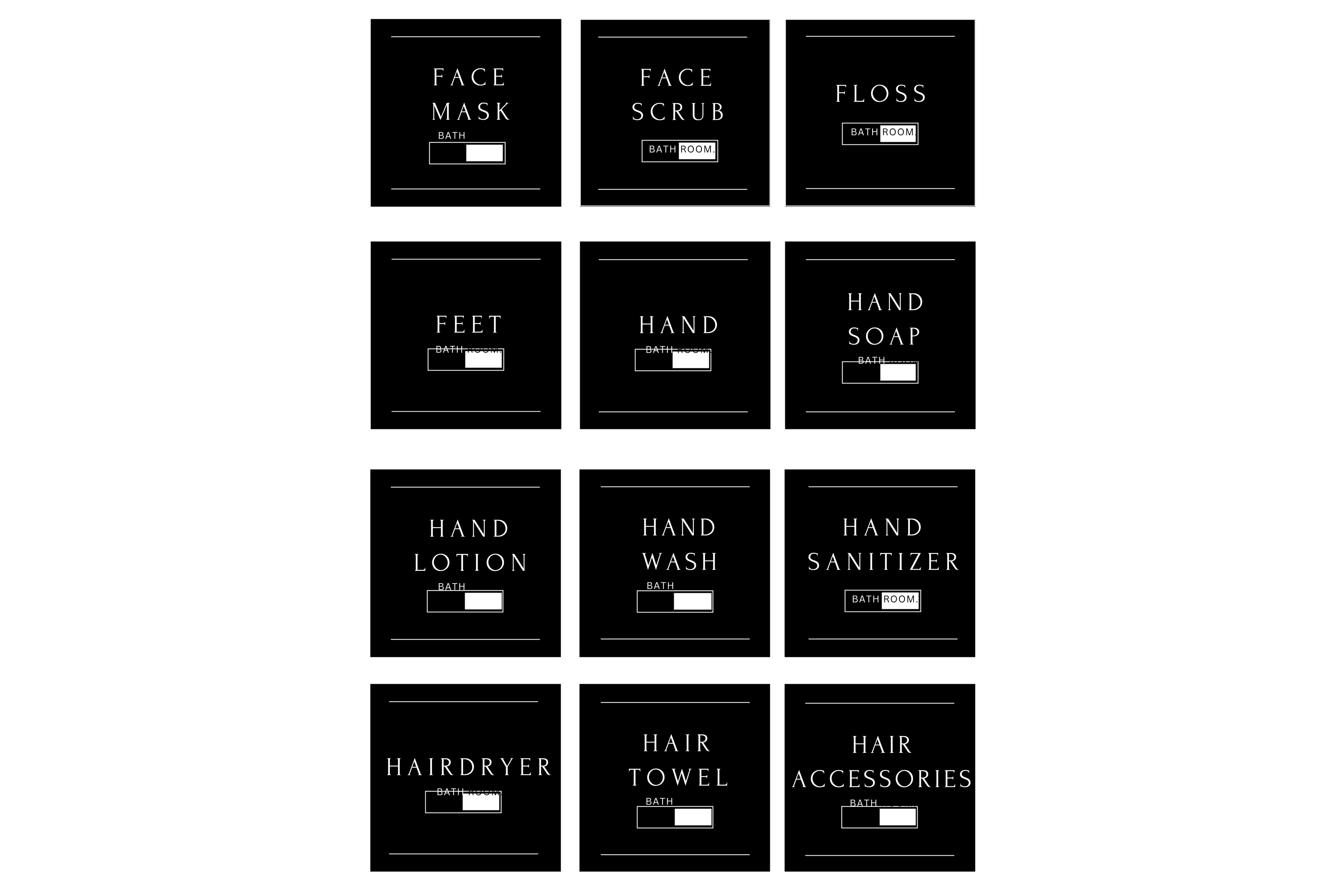 LABELS: BATHROOM - OzDecalz
