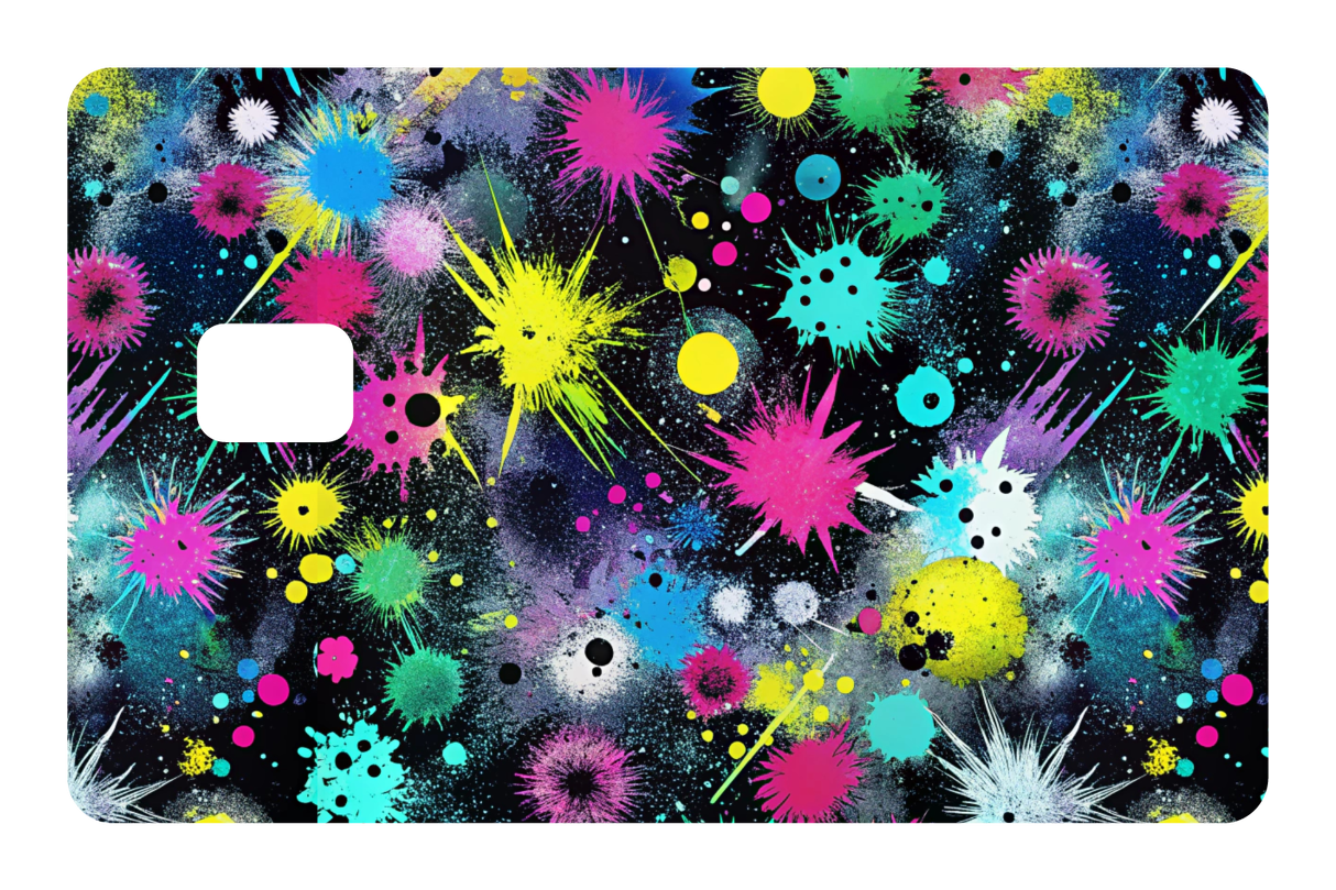 CARD WRAP: PAINTBALL
