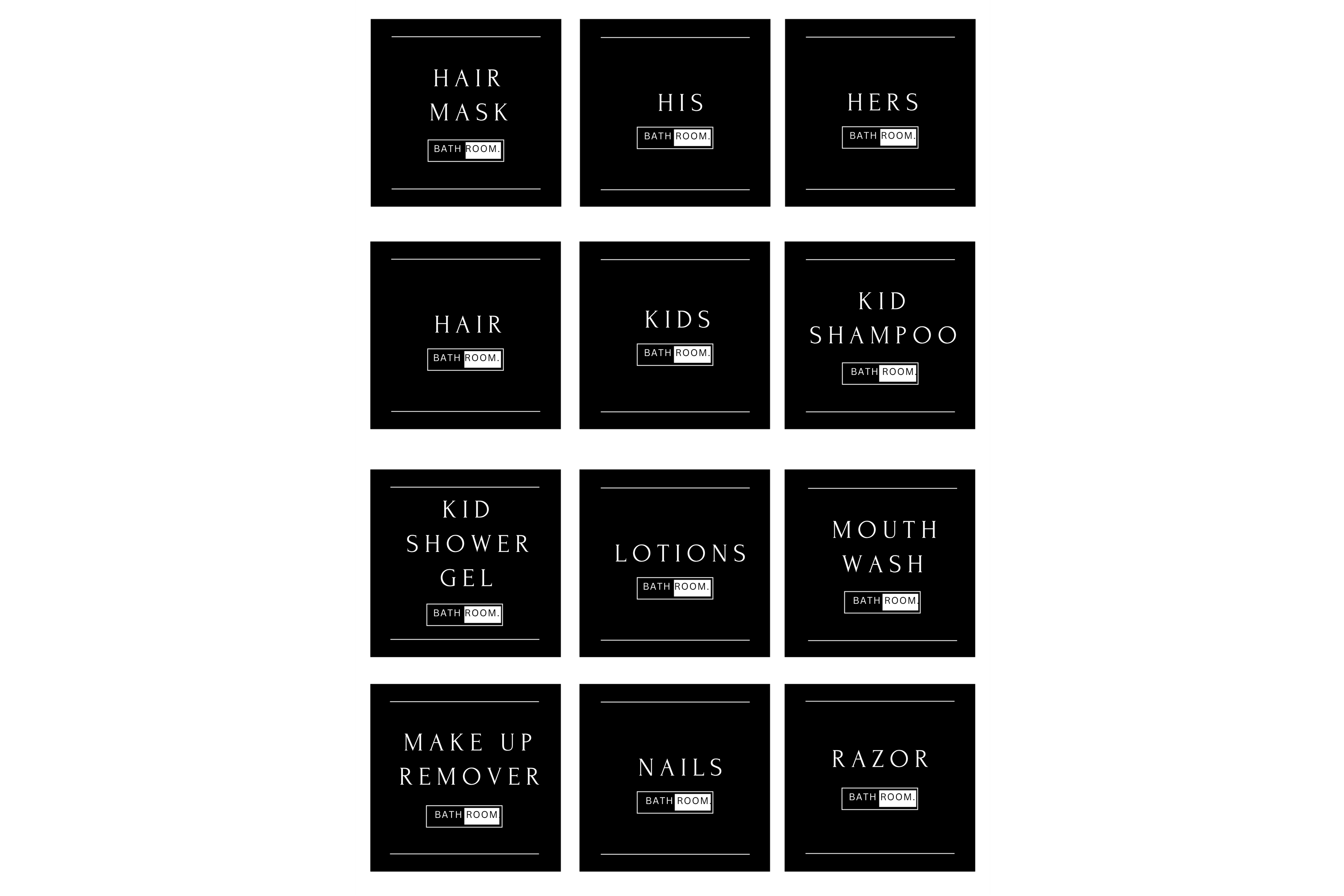 LABELS: BATHROOM - OzDecalz