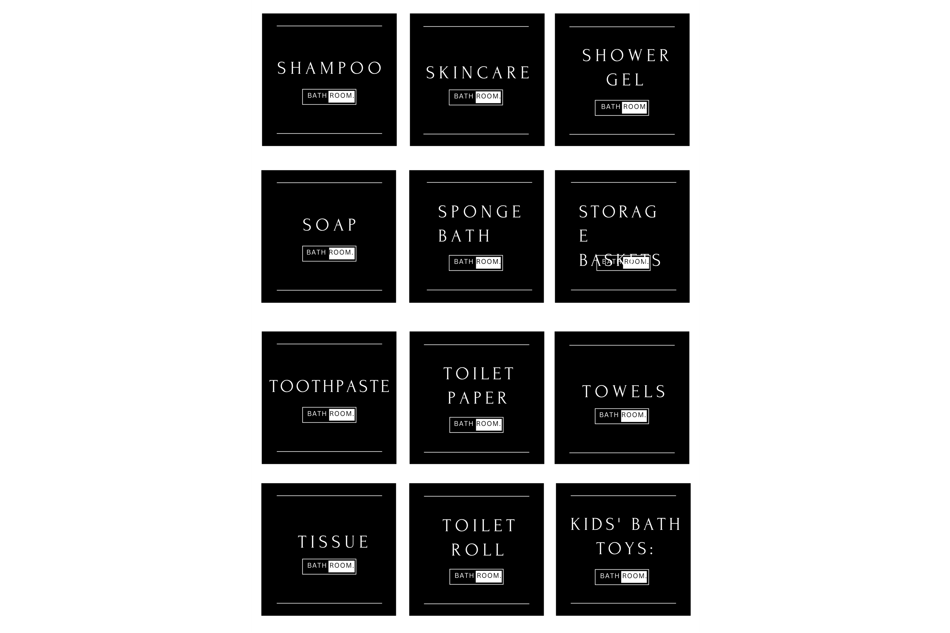 LABELS: BATHROOM - OzDecalz