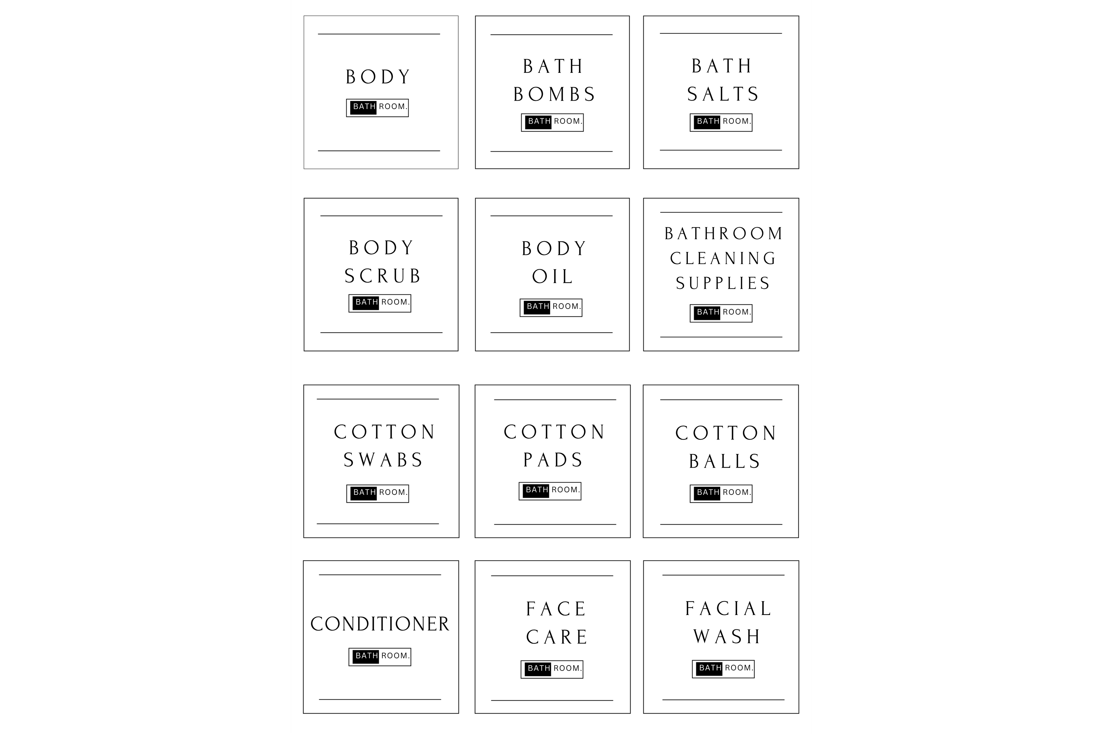 LABELS: BATHROOM - OzDecalz