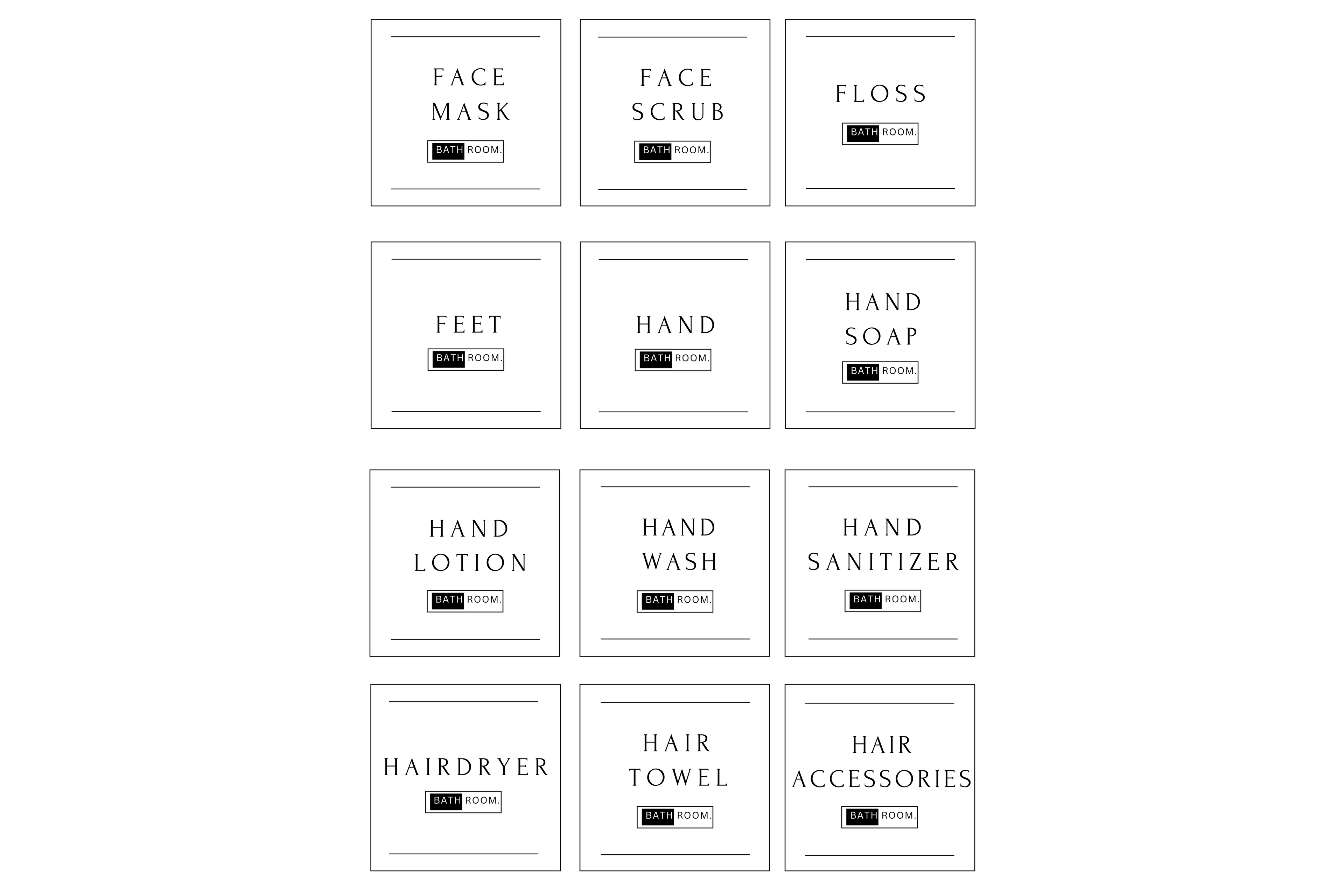 LABELS: BATHROOM - OzDecalz