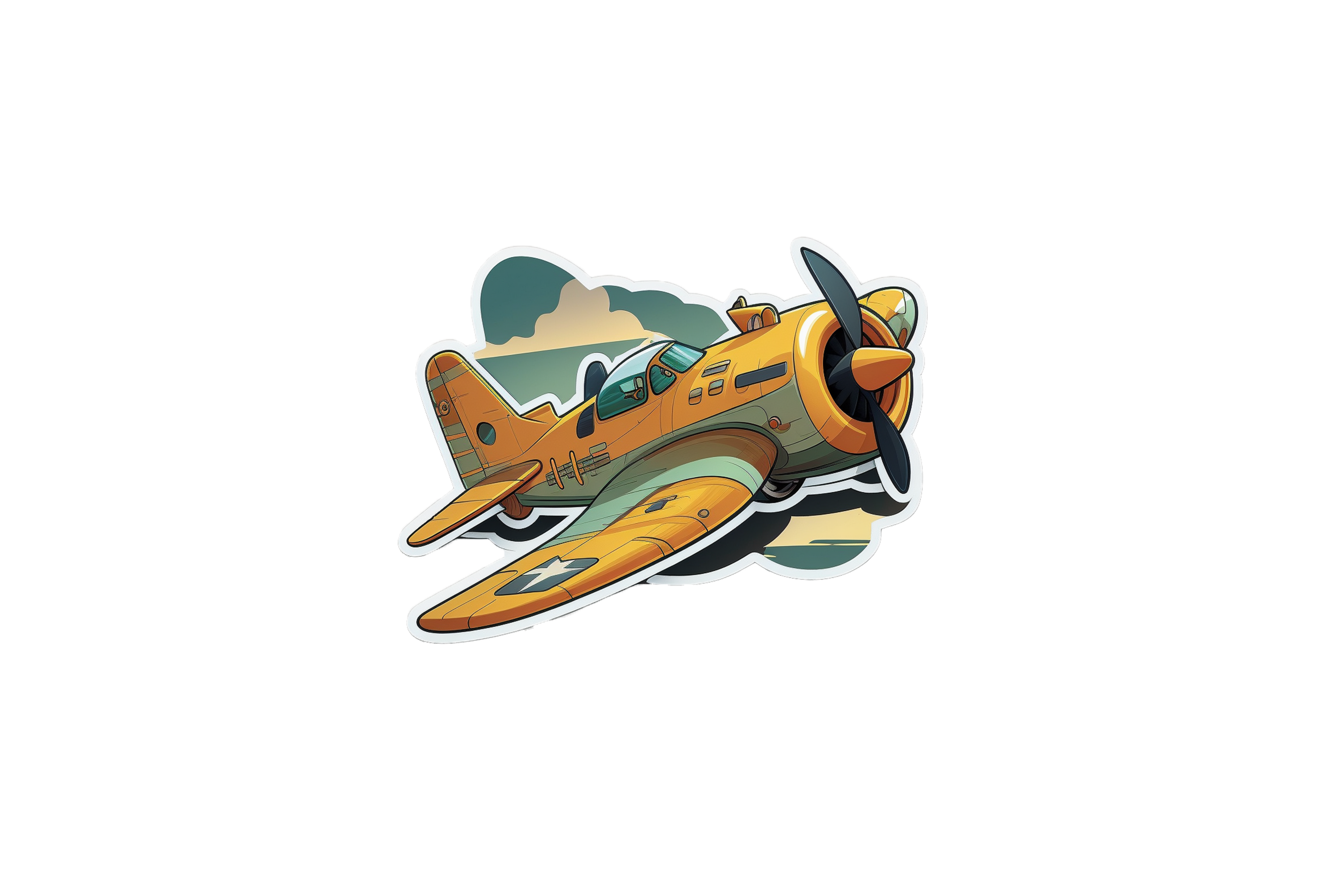 STICKER: PLANE - OzDecalz