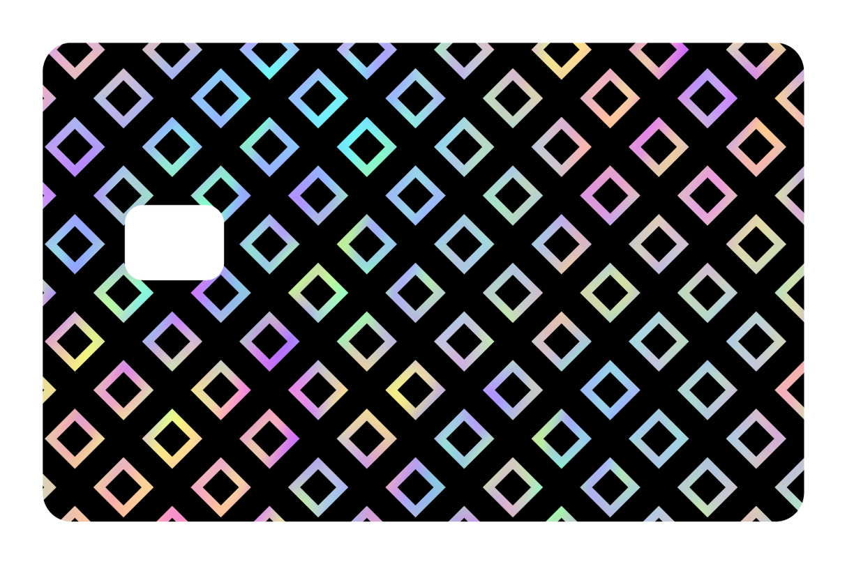 CARD WRAP: HOLOGRAPHIC PATTERN 8