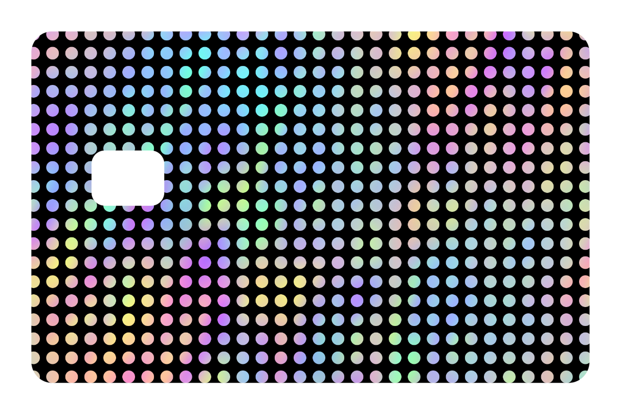 CARD WRAP: HOLOGRAPHIC PATTERN 9
