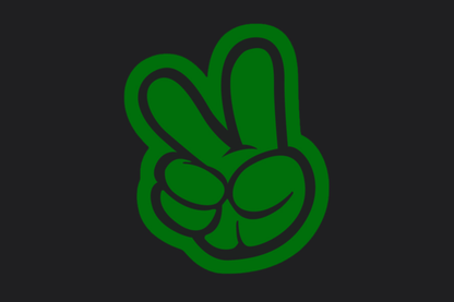 Peace Hand Sticker