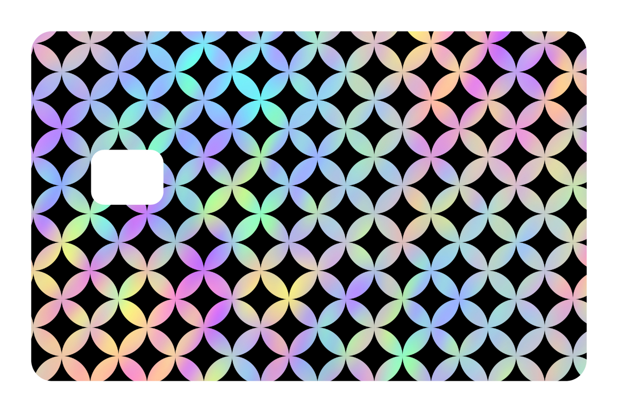 CARD WRAP: HOLOGRAPHIC PATTERN 4