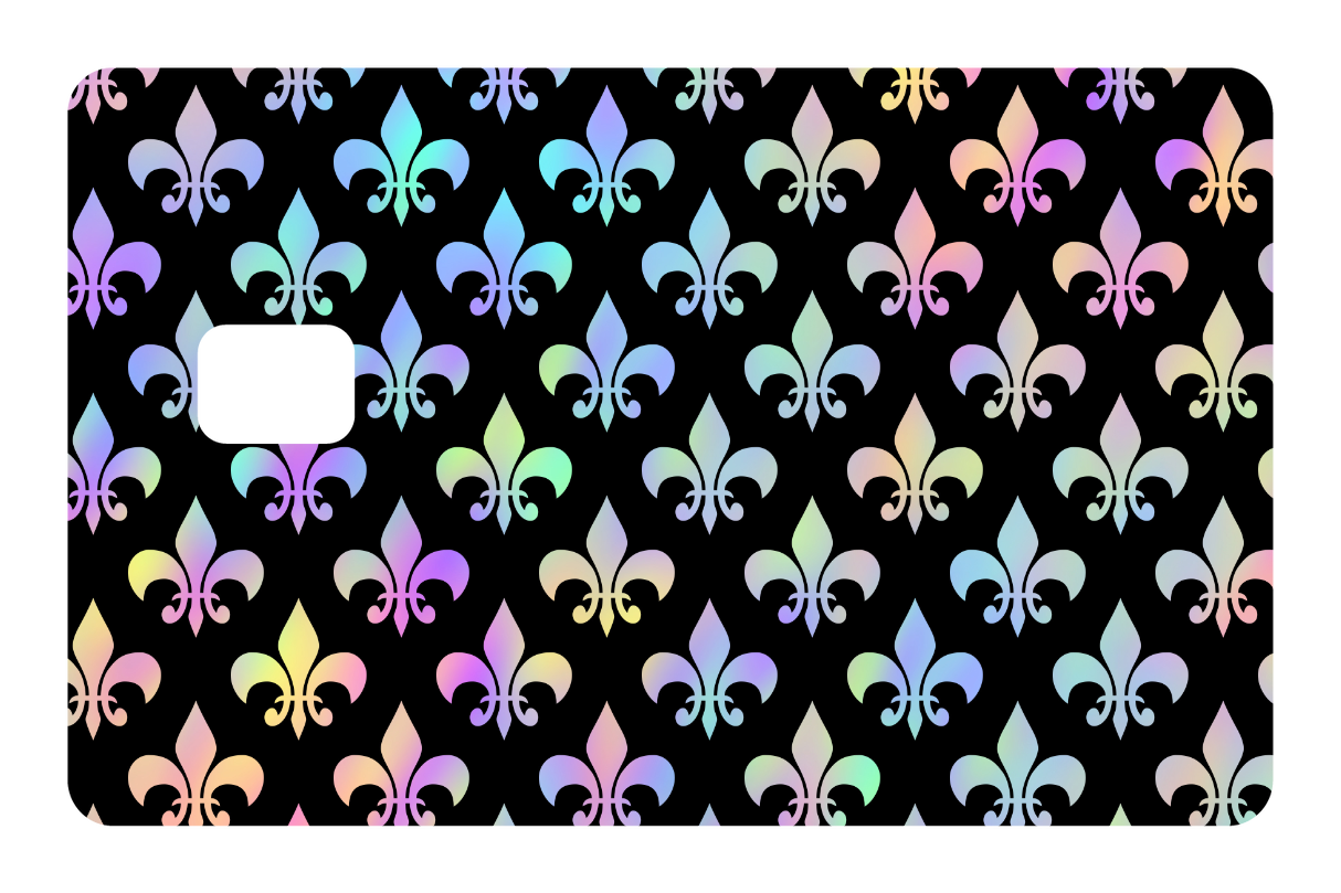 CARD WRAP: HOLOGRAPHIC PATTERN 1
