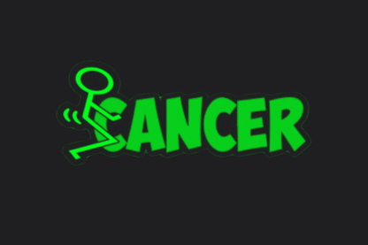 F*ck Cancer 02 Sticker