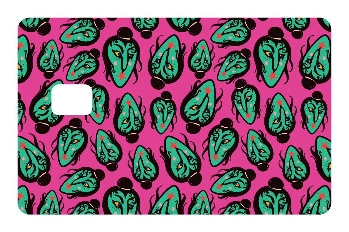 CARD WRAP: GENIE (PINK)