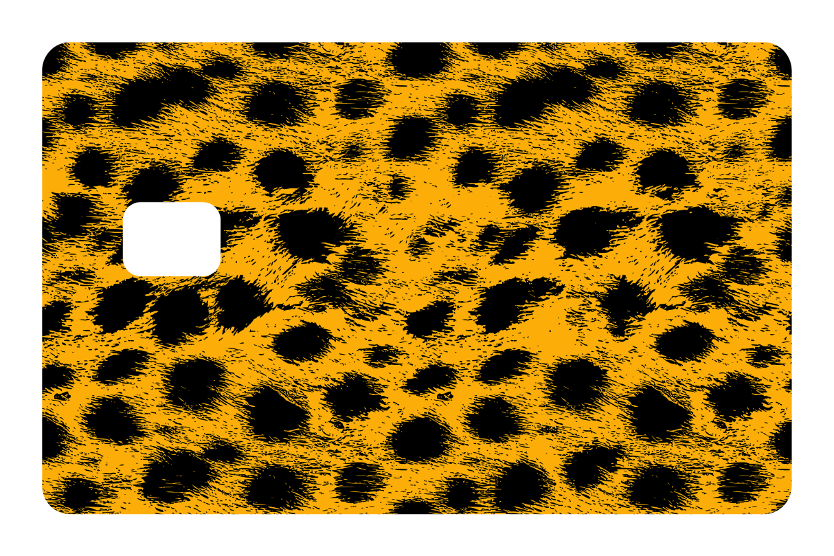 CARD WRAP: CHEETAH PRINT