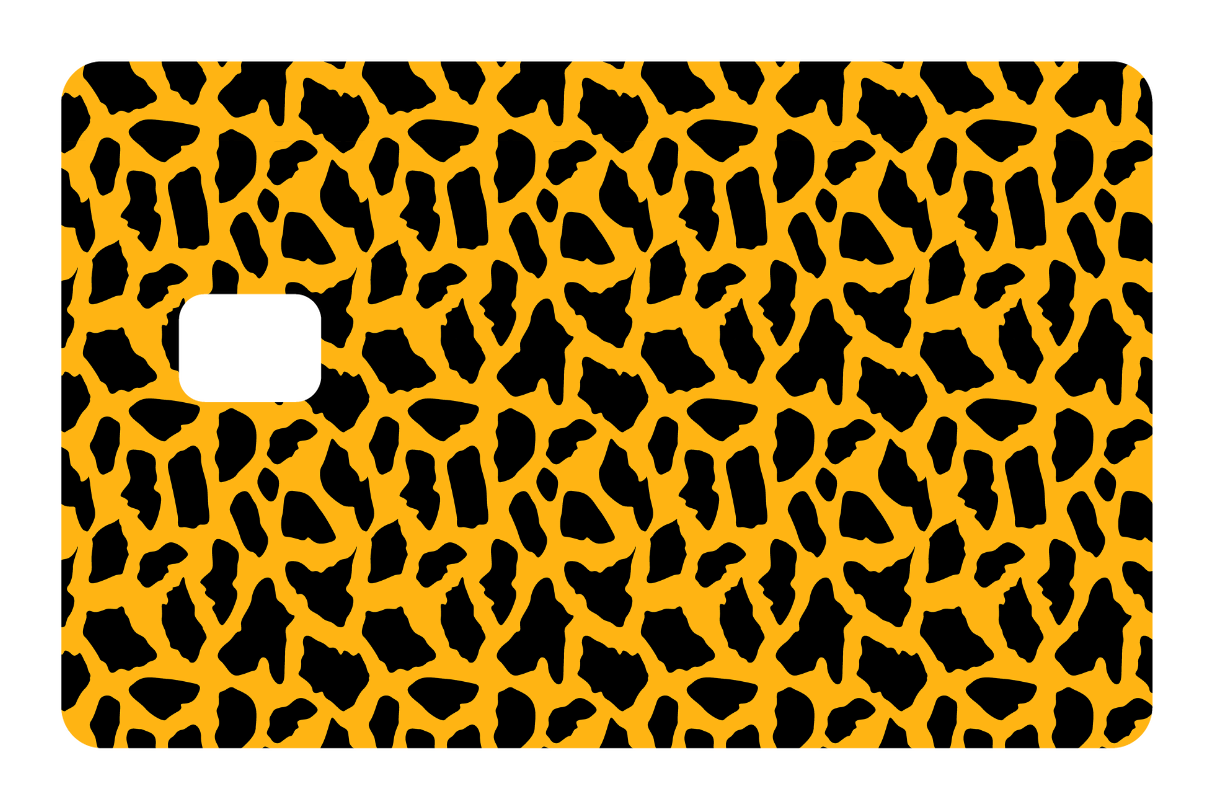 CARD WRAP: CHEETAH PRINT 1