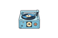STICKER: RECORD PLAYER - OzDecalz