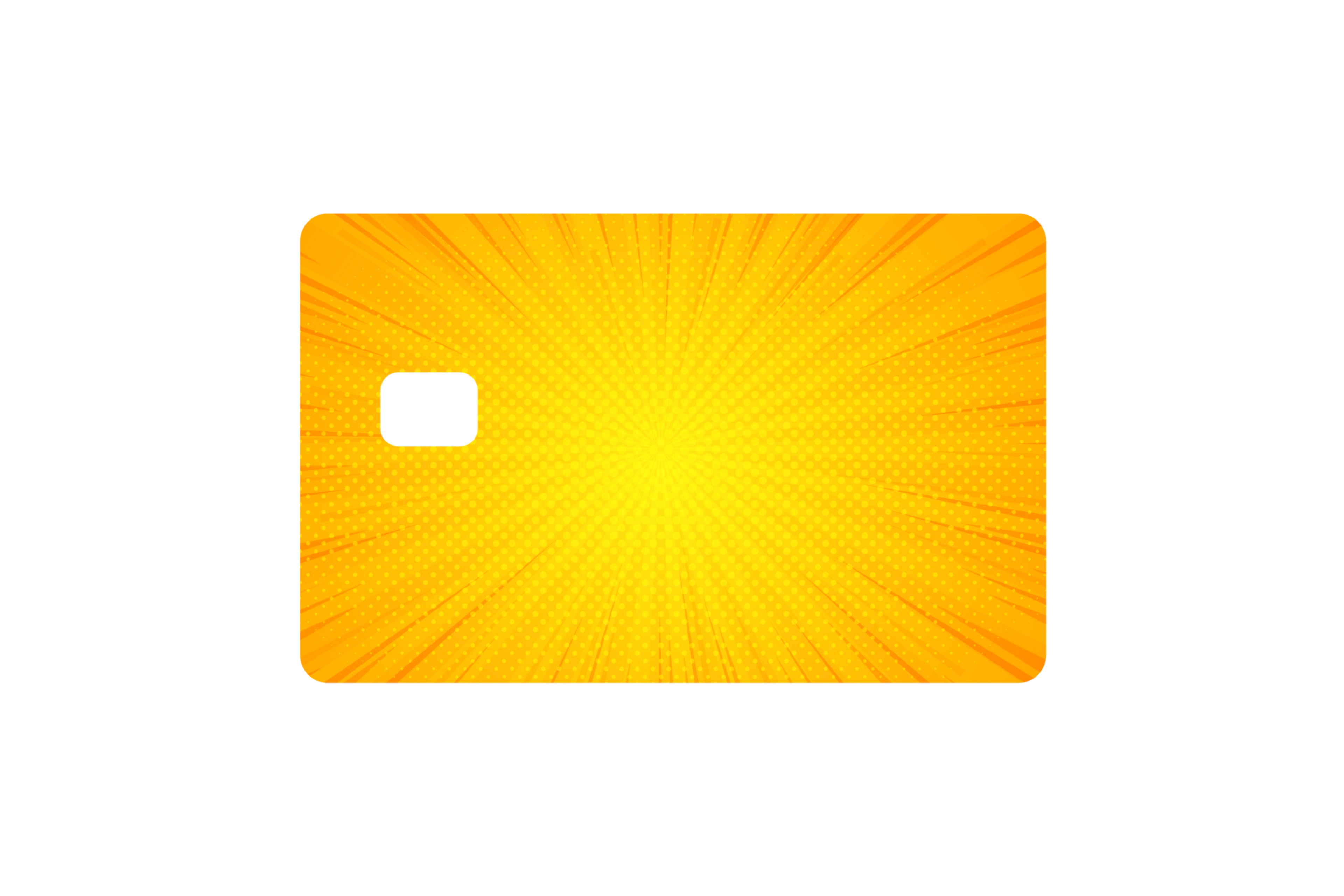 CARD WRAP: YELLOW COMIC