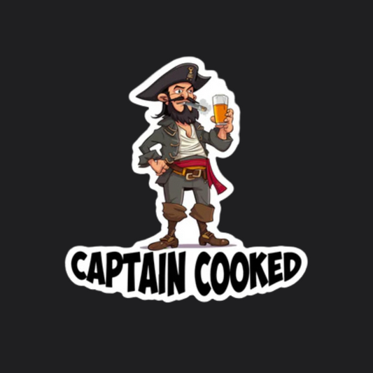 CAPTAIN COOKED STICKER