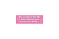 SLAP STICKER: PLEASE DON'T HIT ME