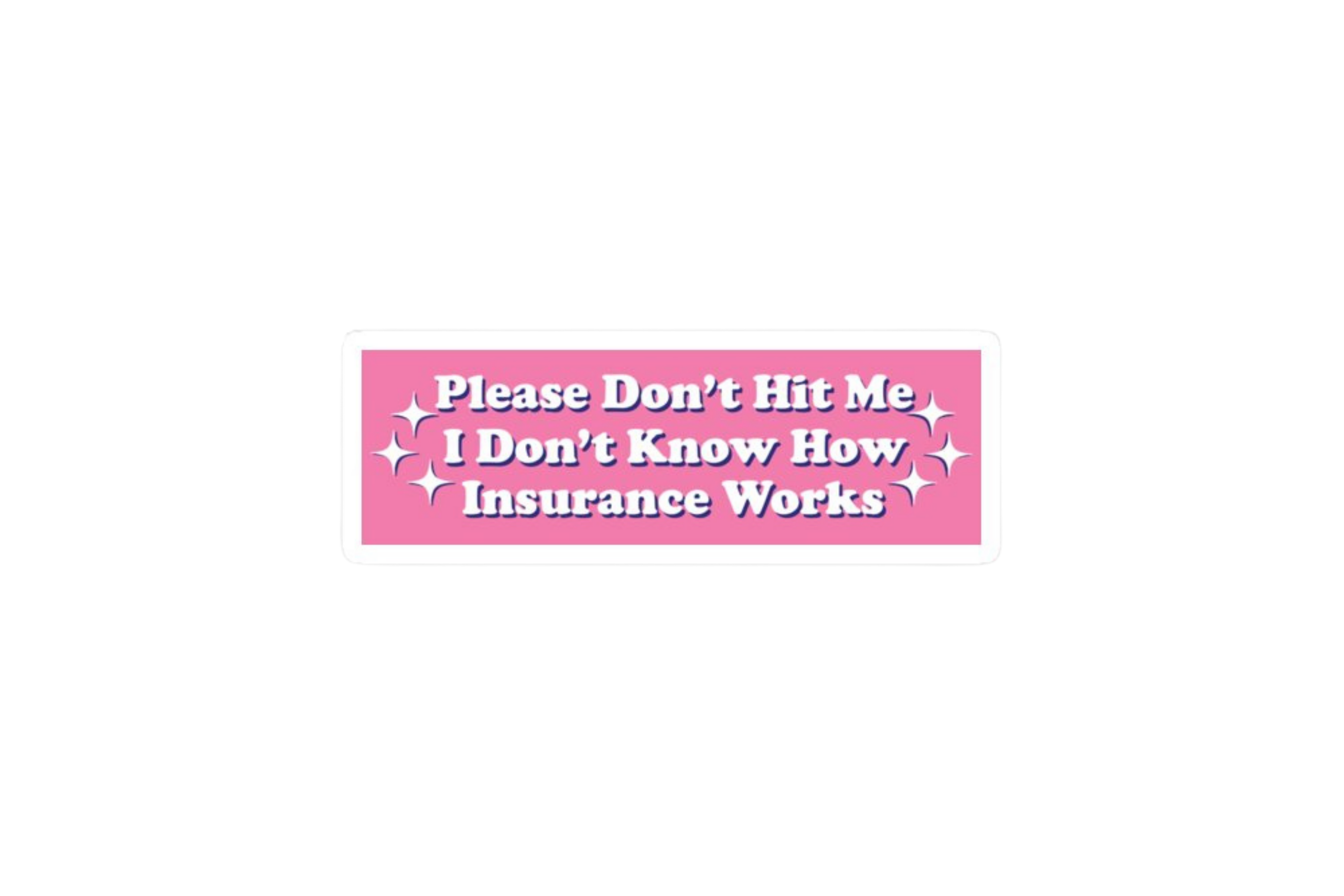 SLAP STICKER: PLEASE DON'T HIT ME