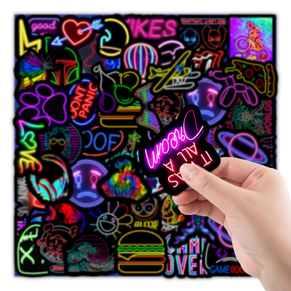 Neon Stickers 50PK