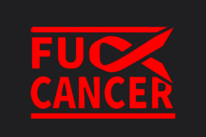 Fu*k Cancer Sticker