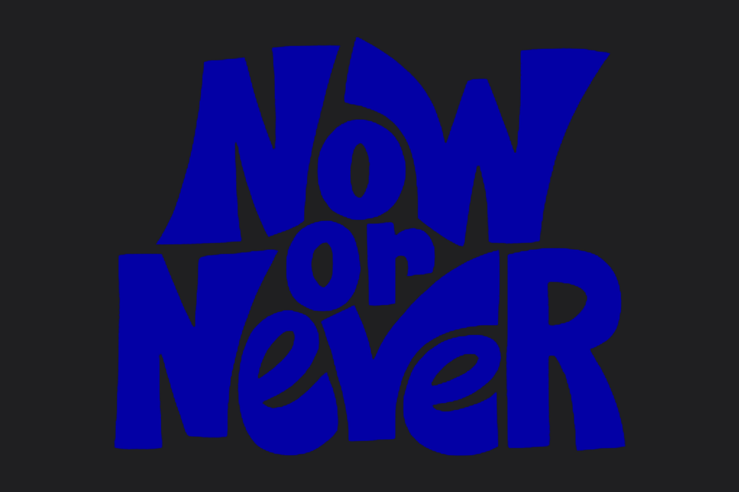 Now or Never Sticker