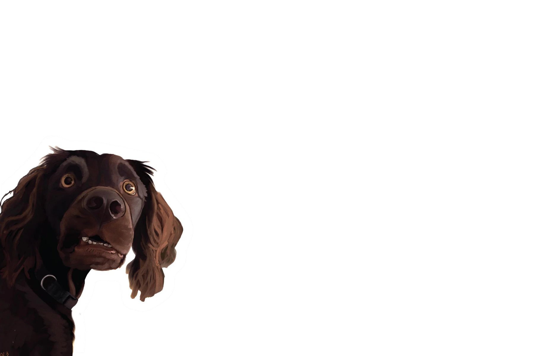 STICKER: FUNNY DOG