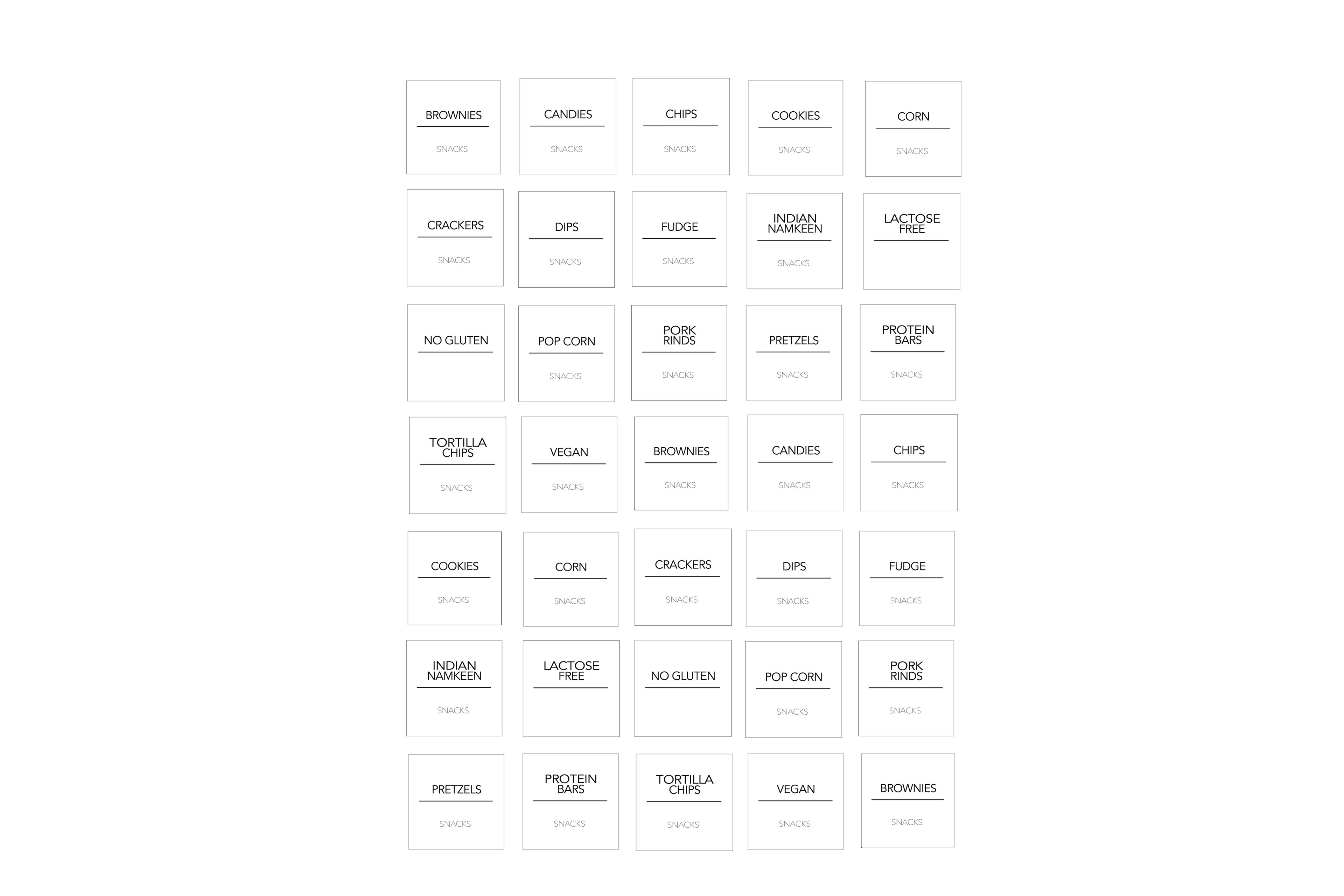 LABELS: KITCHEN - OzDecalz