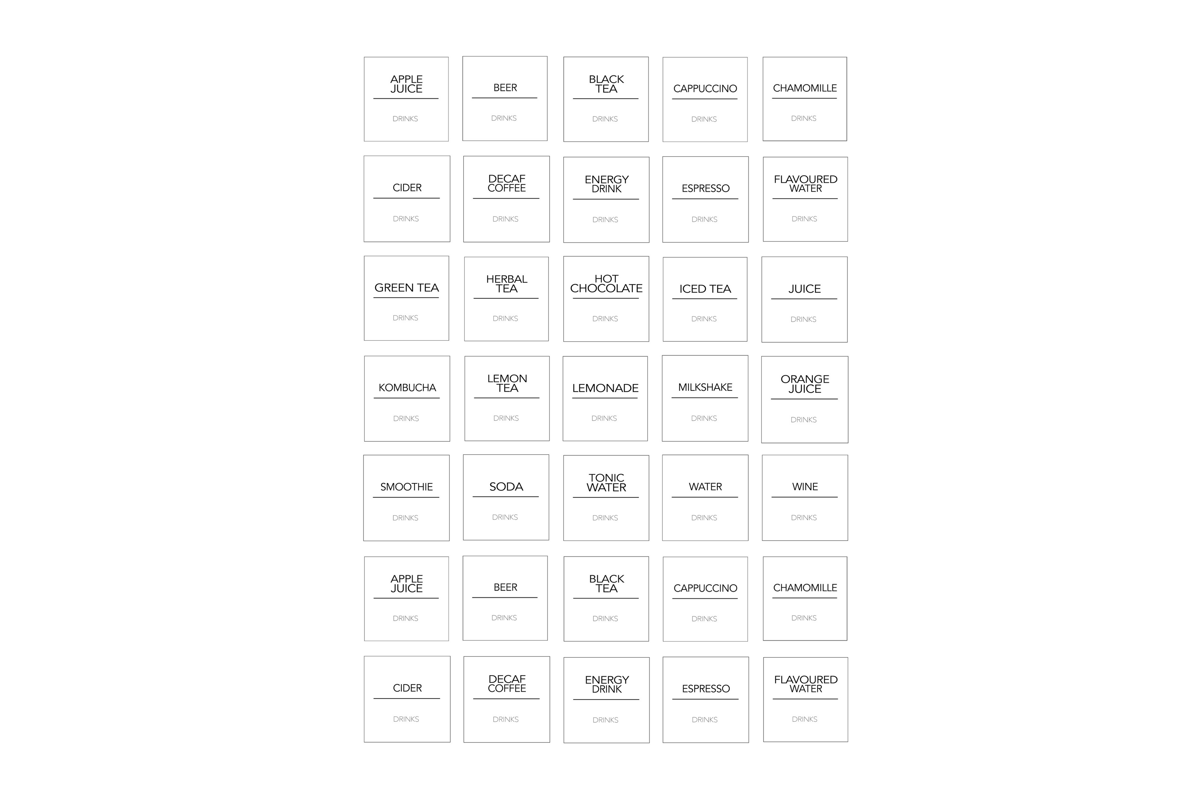 LABELS: KITCHEN - OzDecalz