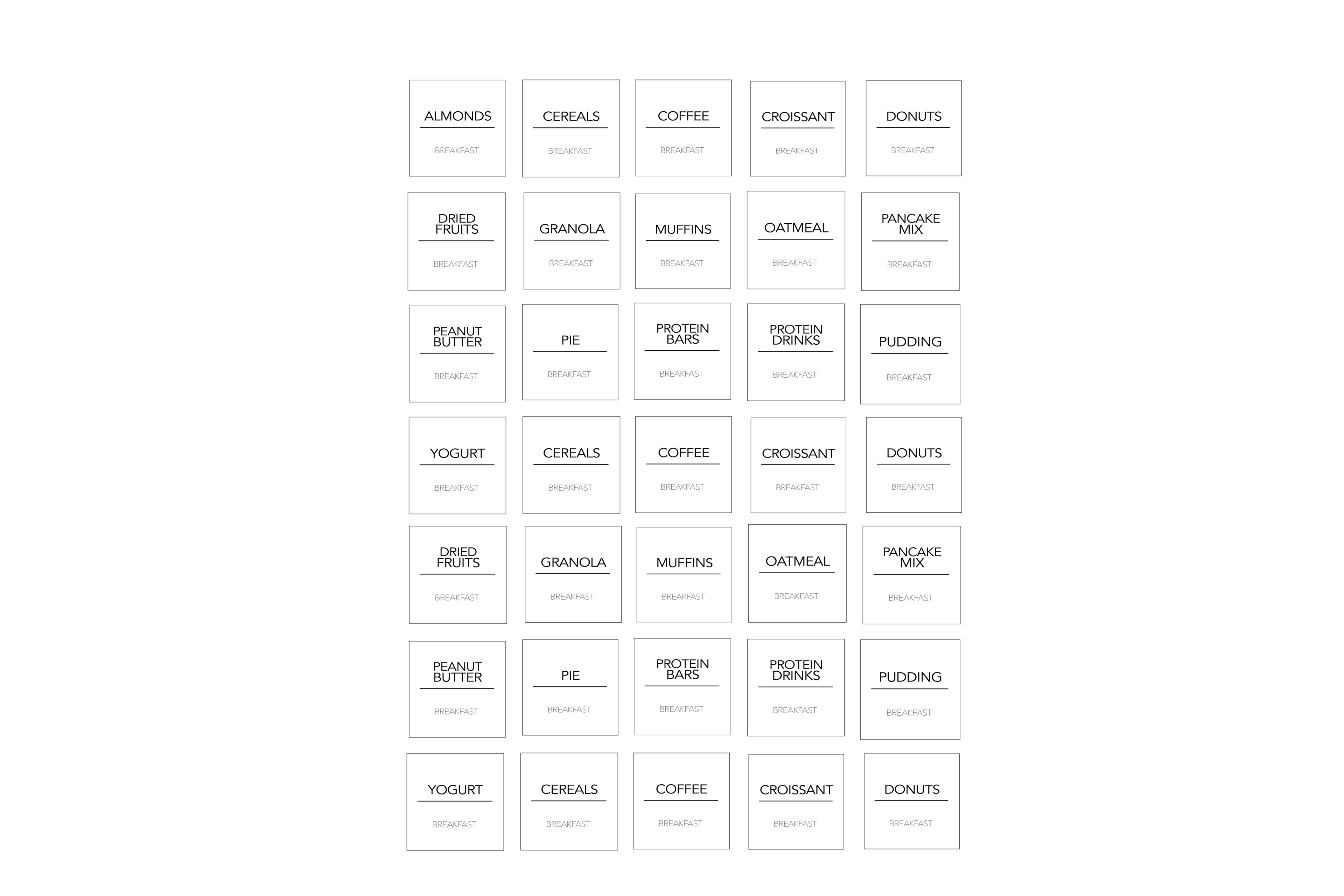 LABELS: KITCHEN - OzDecalz
