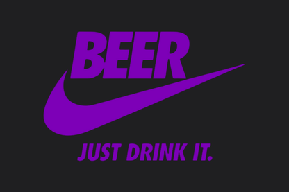 Beer Just Drink It Sticker