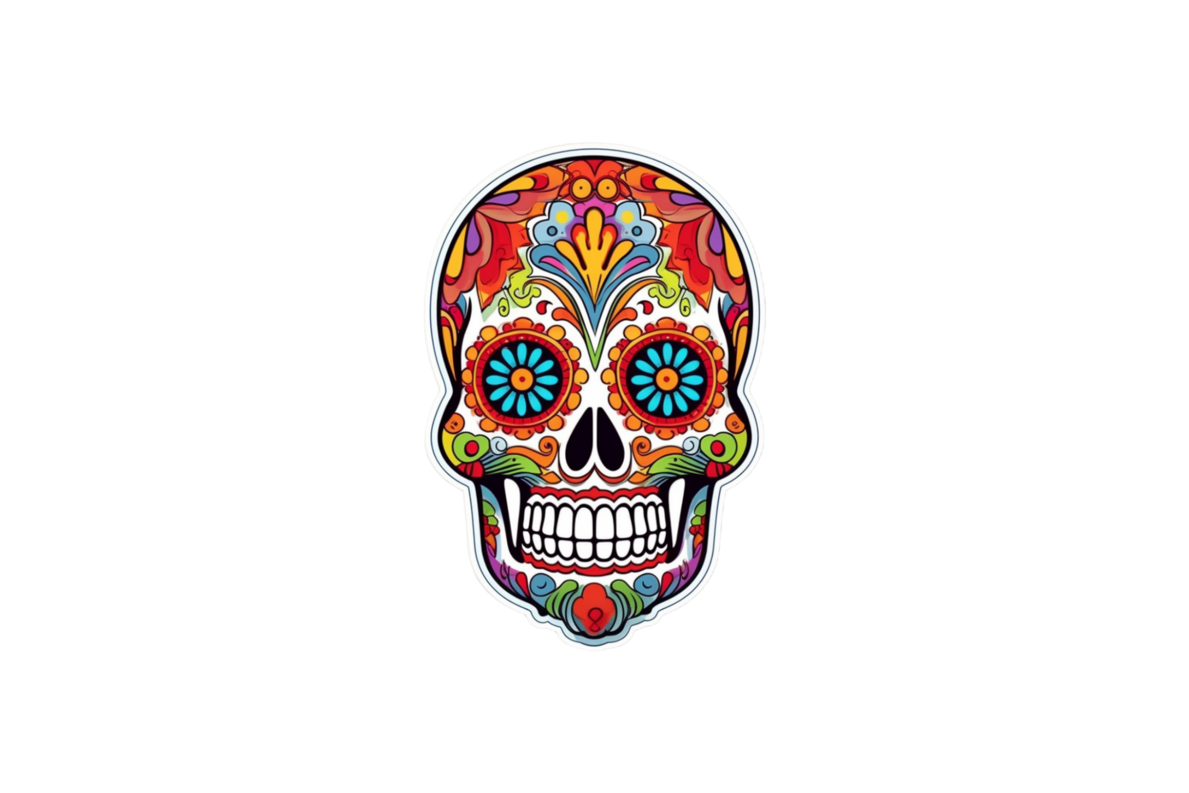 STICKER: SKULL 02 - OzDecalz