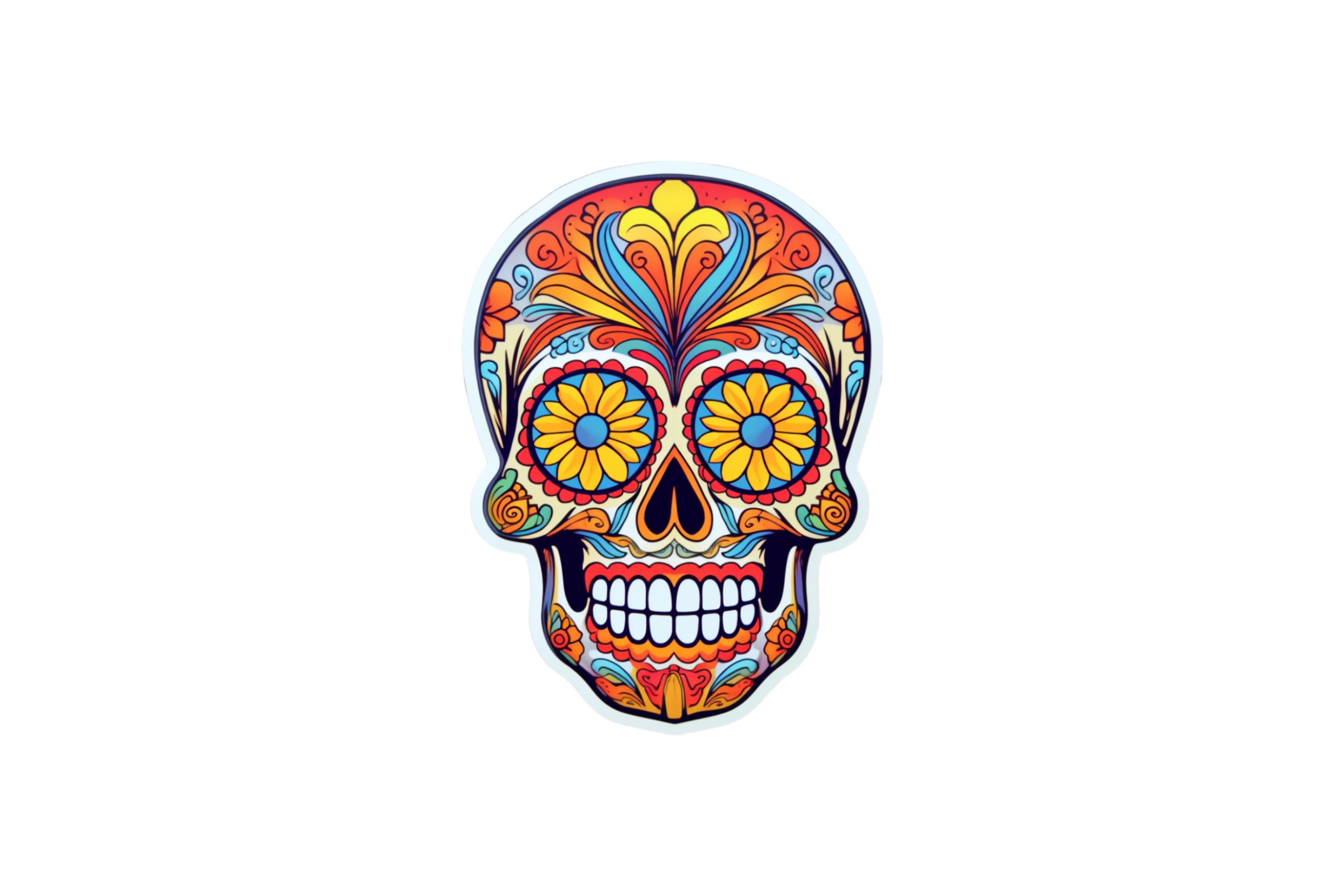 STICKER: SKULL 04 - OzDecalz
