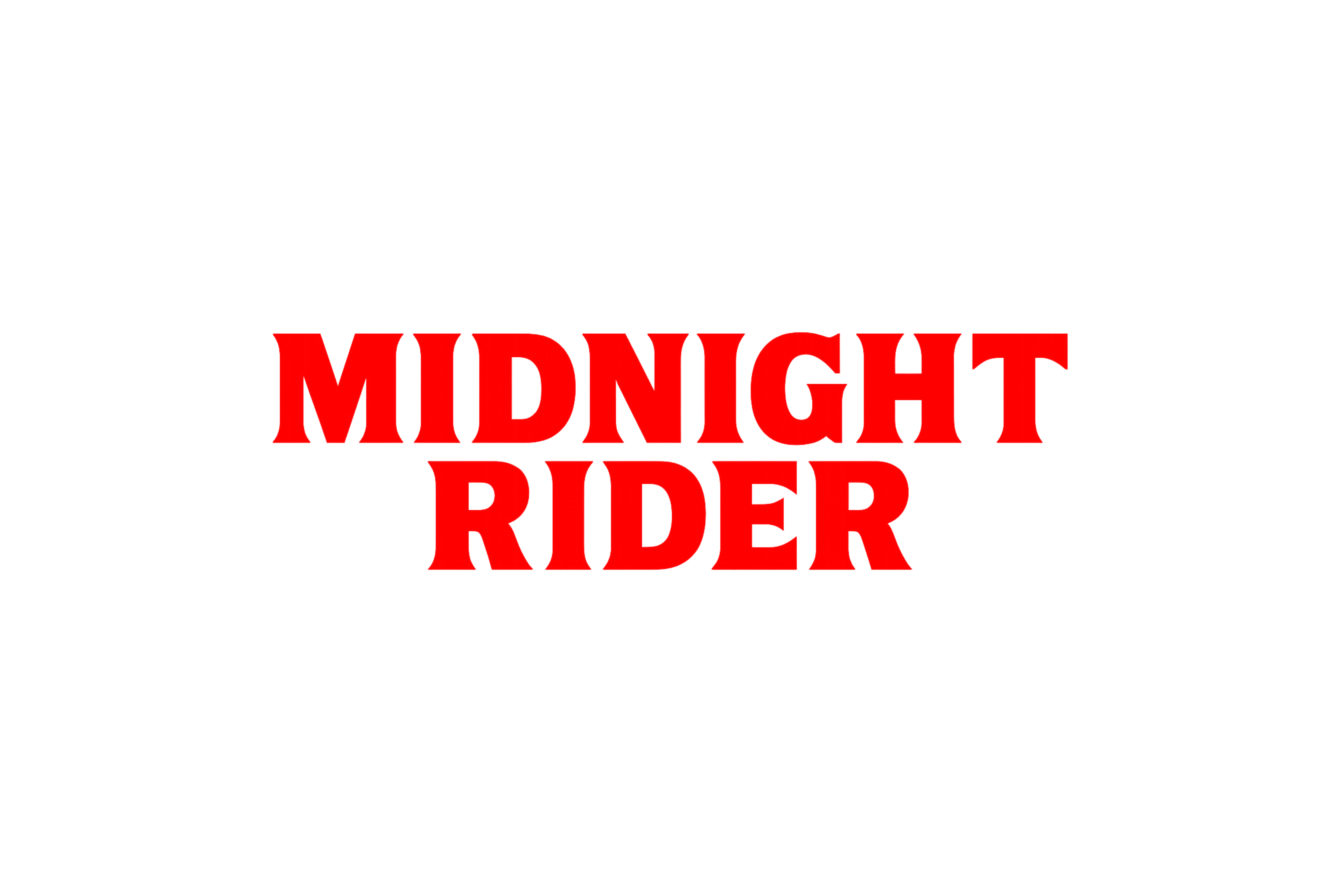 STICKER: MIDNIGHT RIDER