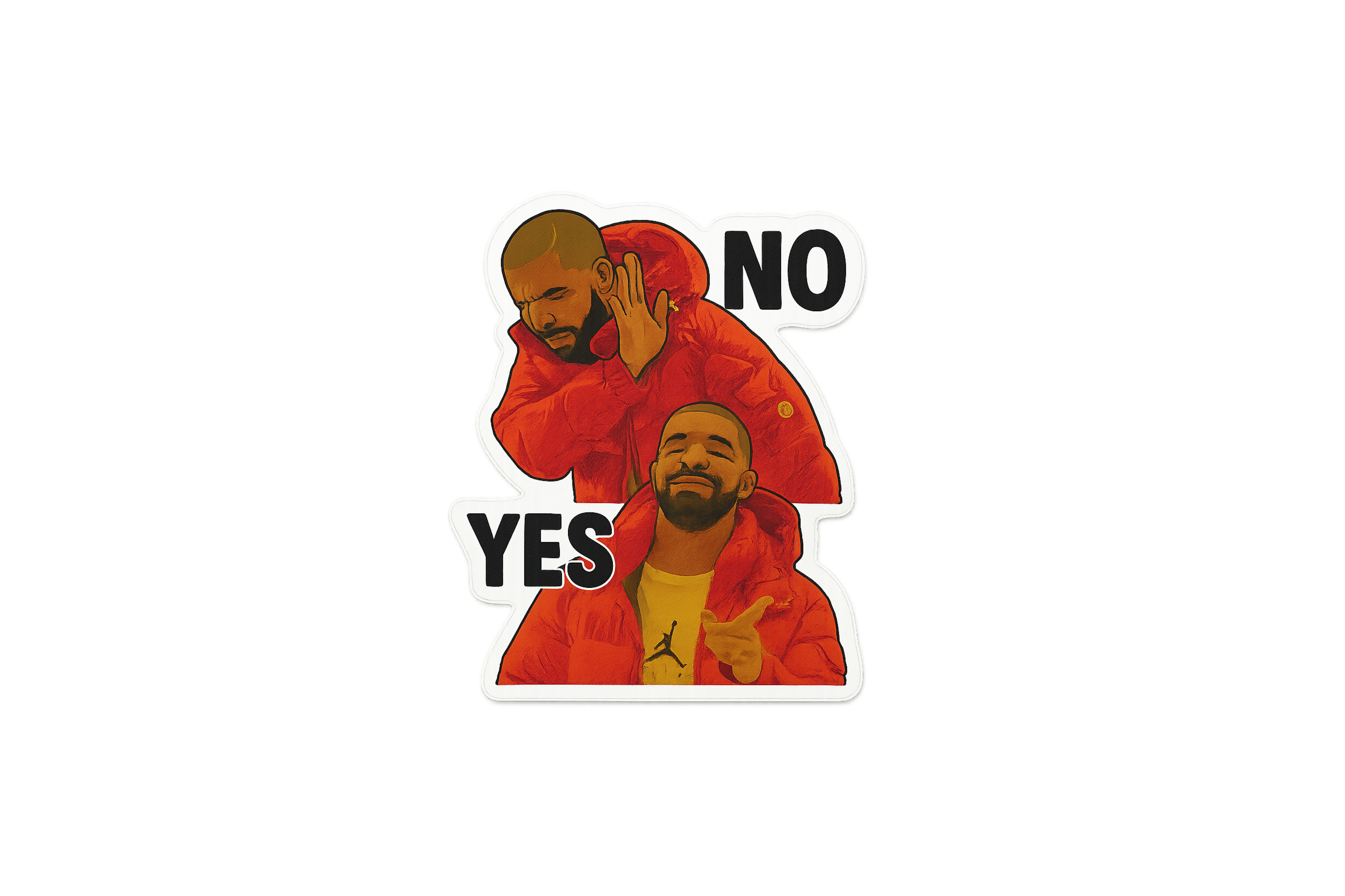 STICKER: YES, NO