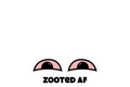 Peeper Sticker: ZOOTED AF