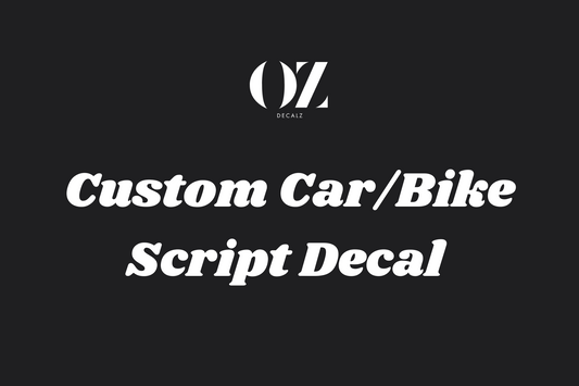 Custom Bike/Car Script Decal