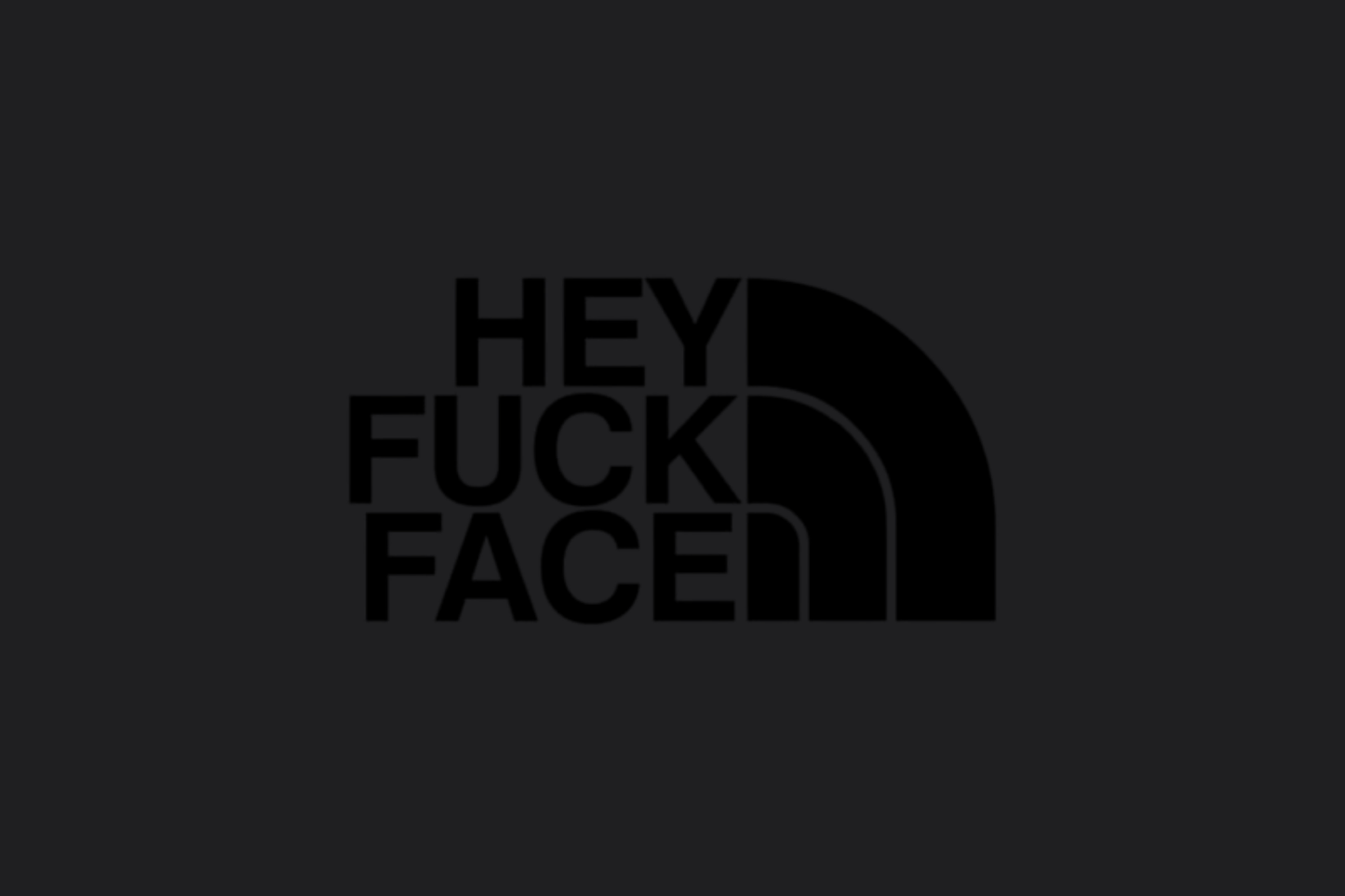 HEY FU*K FACE Sticker