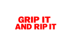 Vinyl Decal: GRIP IT & RIP IT