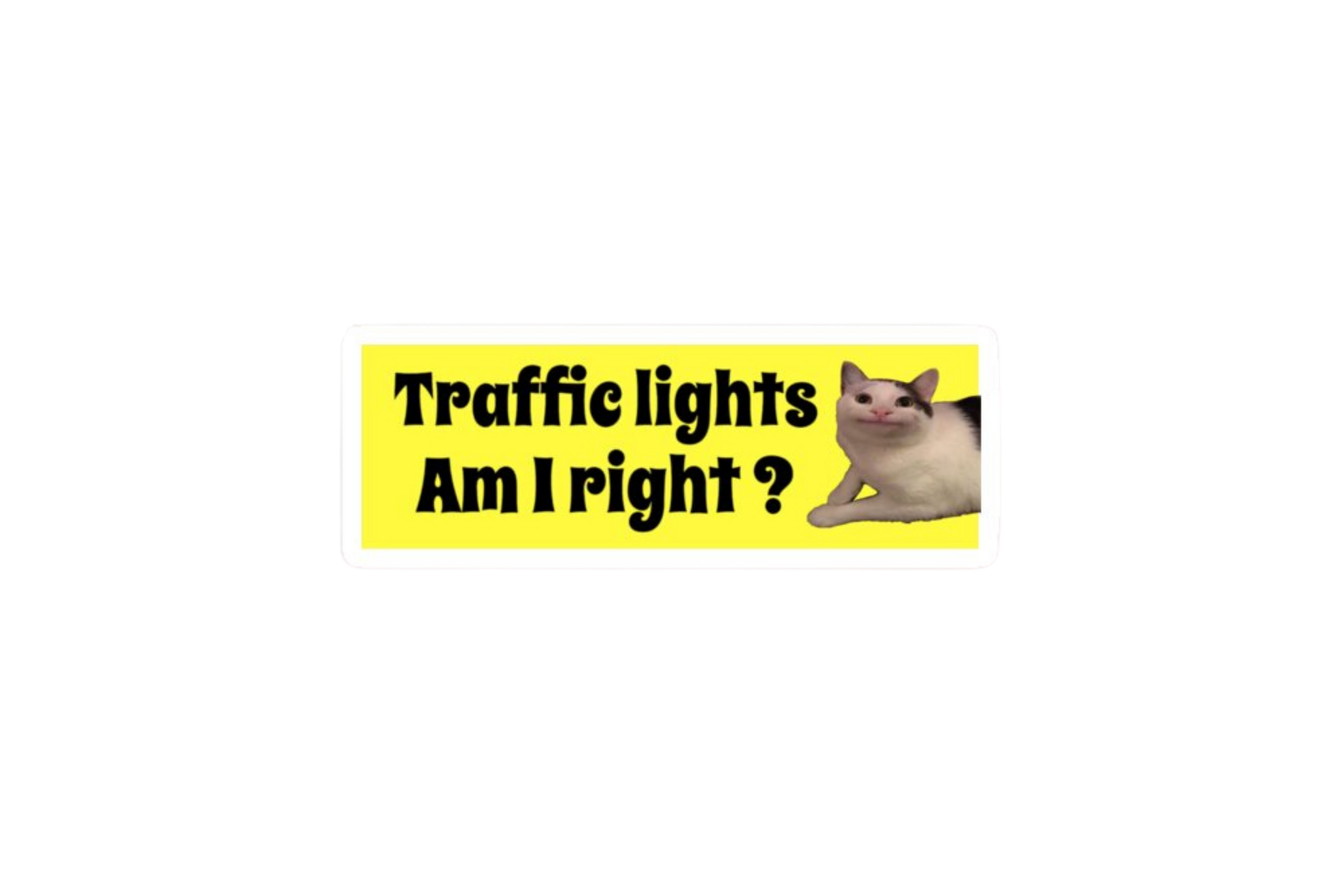 SLAP STICKER: TRAFFIC LIGHTS