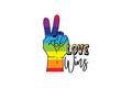 STICKER: LOVE WINS - OzDecalz