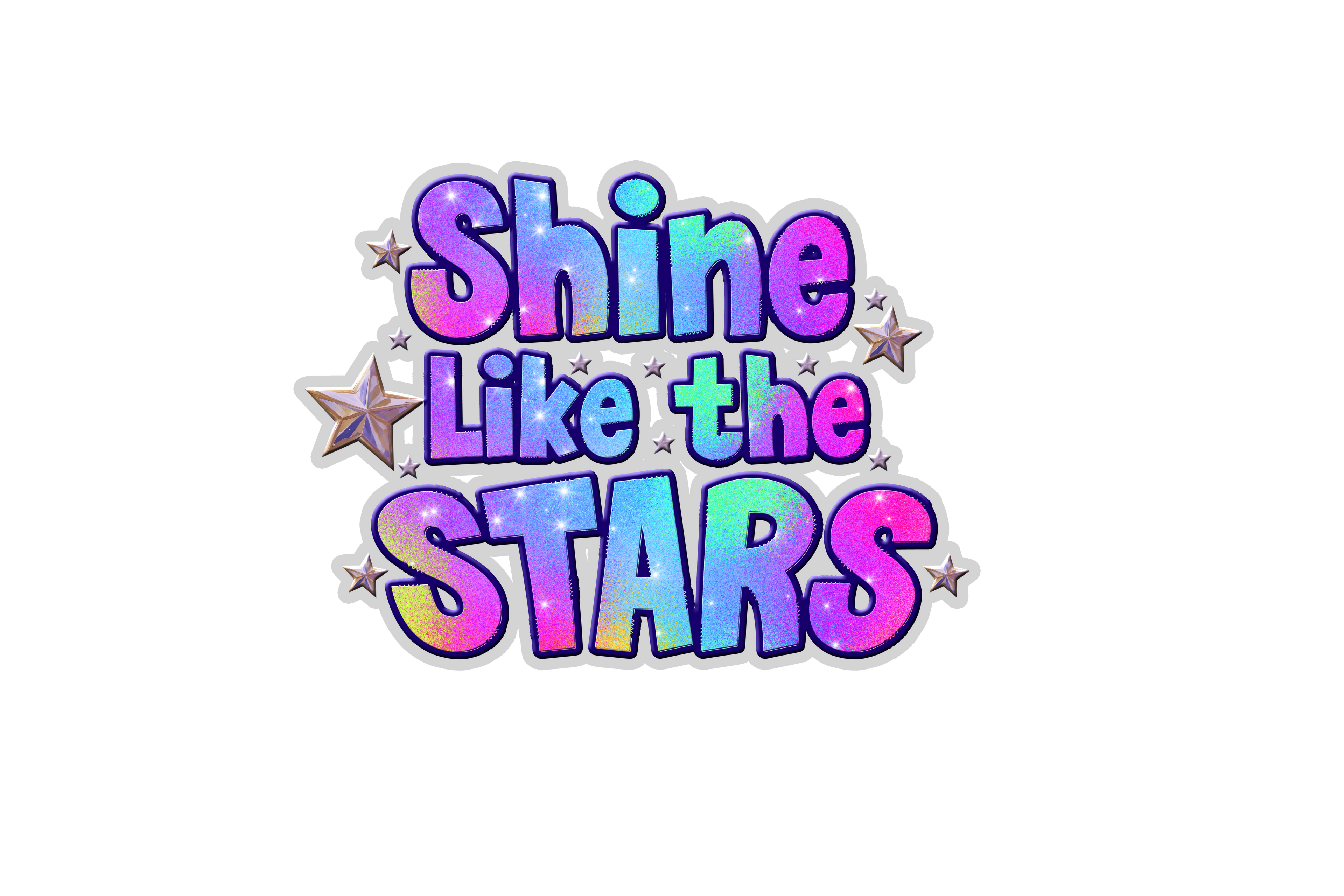 STICKER: SHINE LIKE THE STARS - OzDecalz