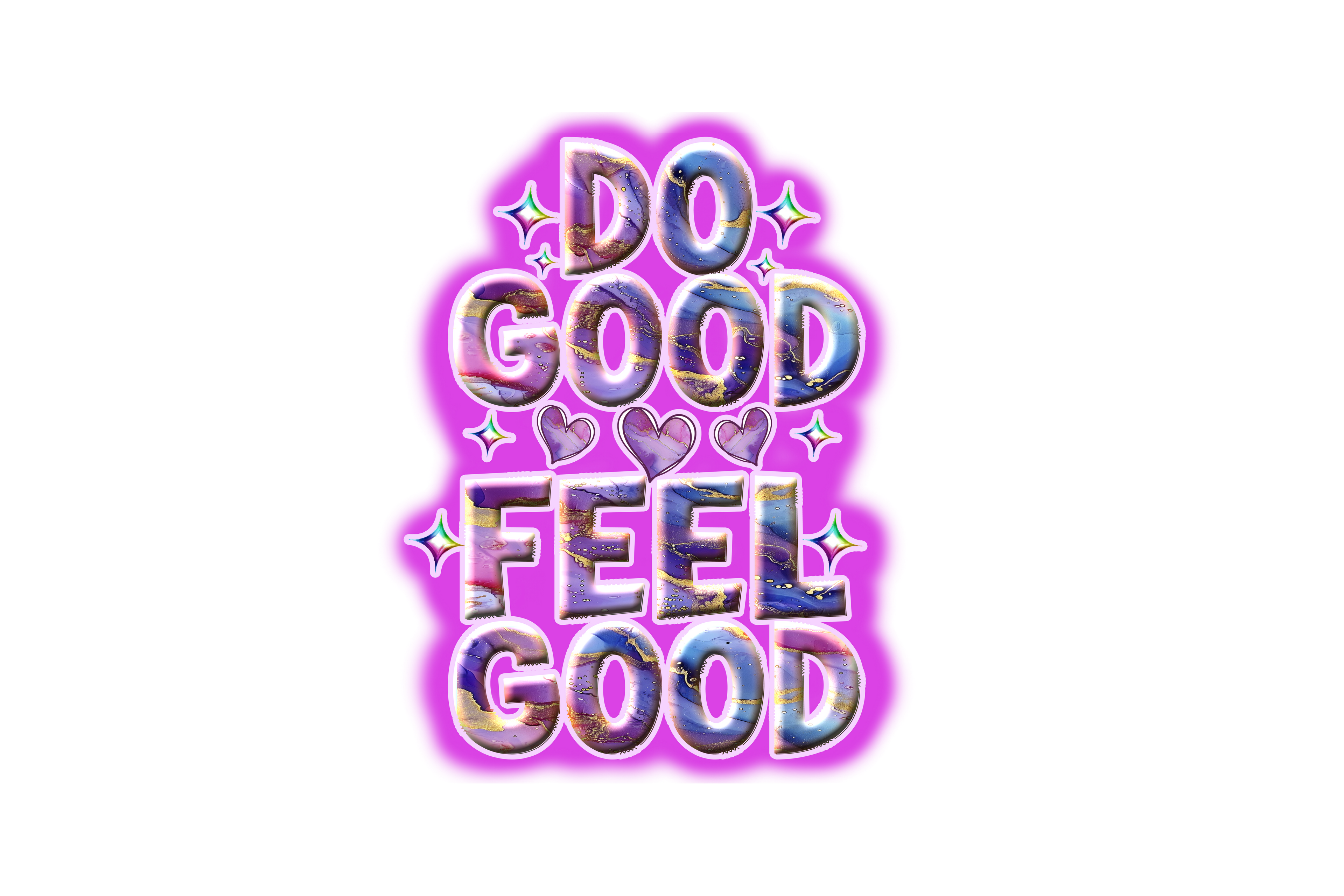 STICKER: DO GOOD FEEL GOOD - OzDecalz