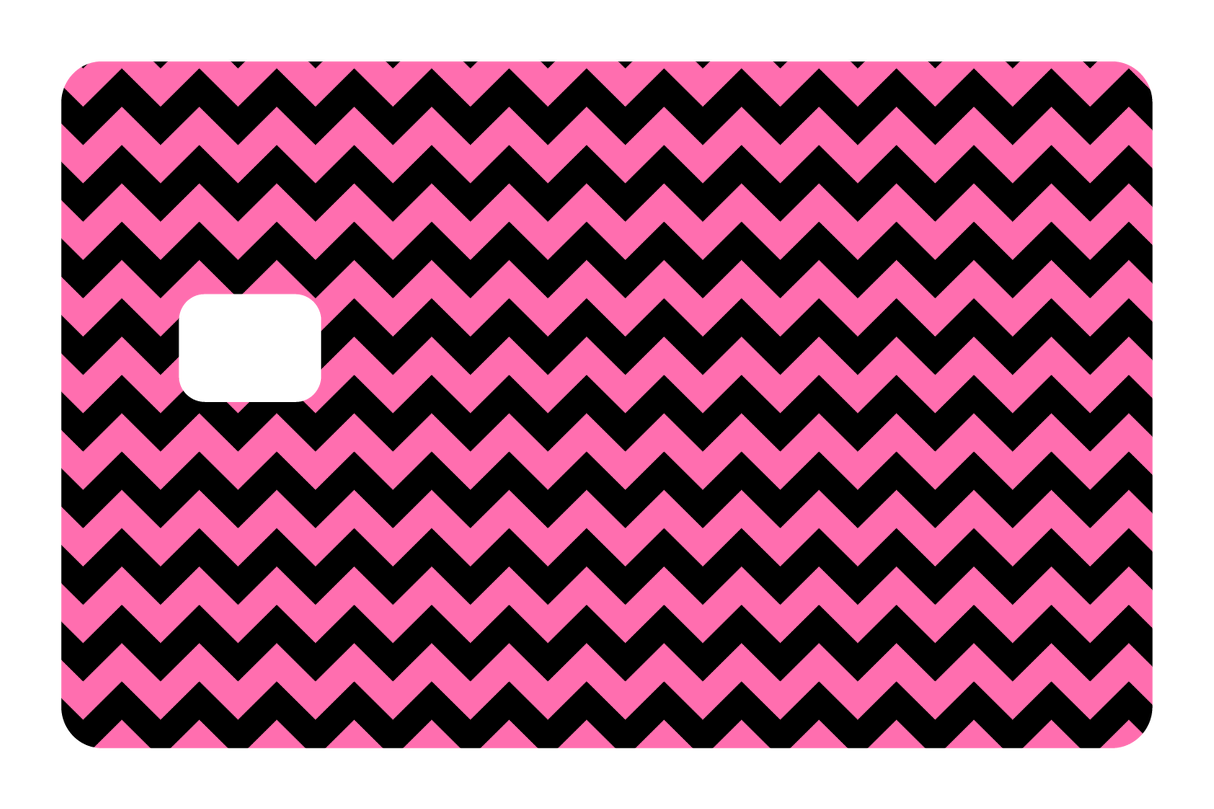 CARD WRAP: ZIGZAG (PINK)