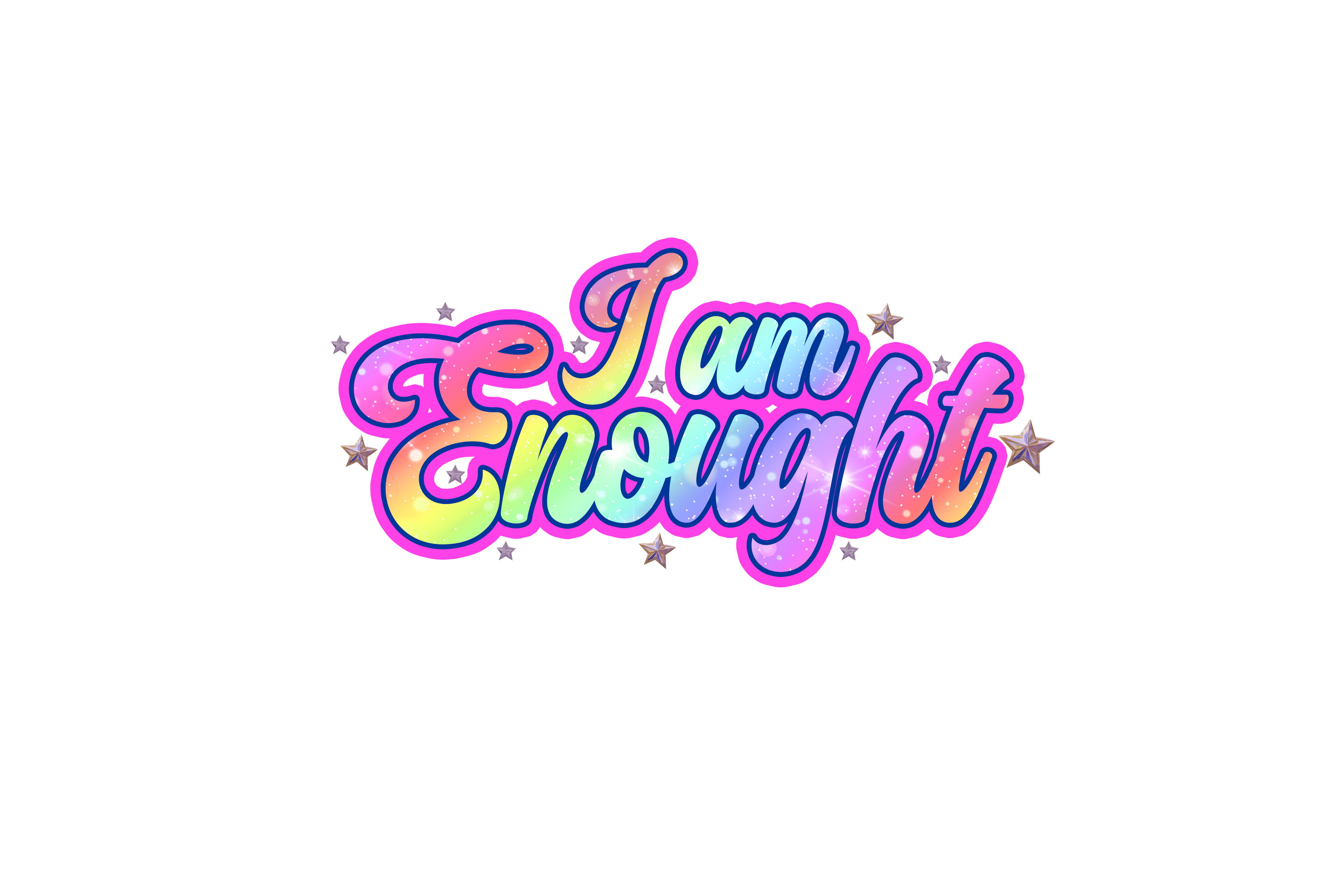 STICKER: I AM ENOUGH - OzDecalz