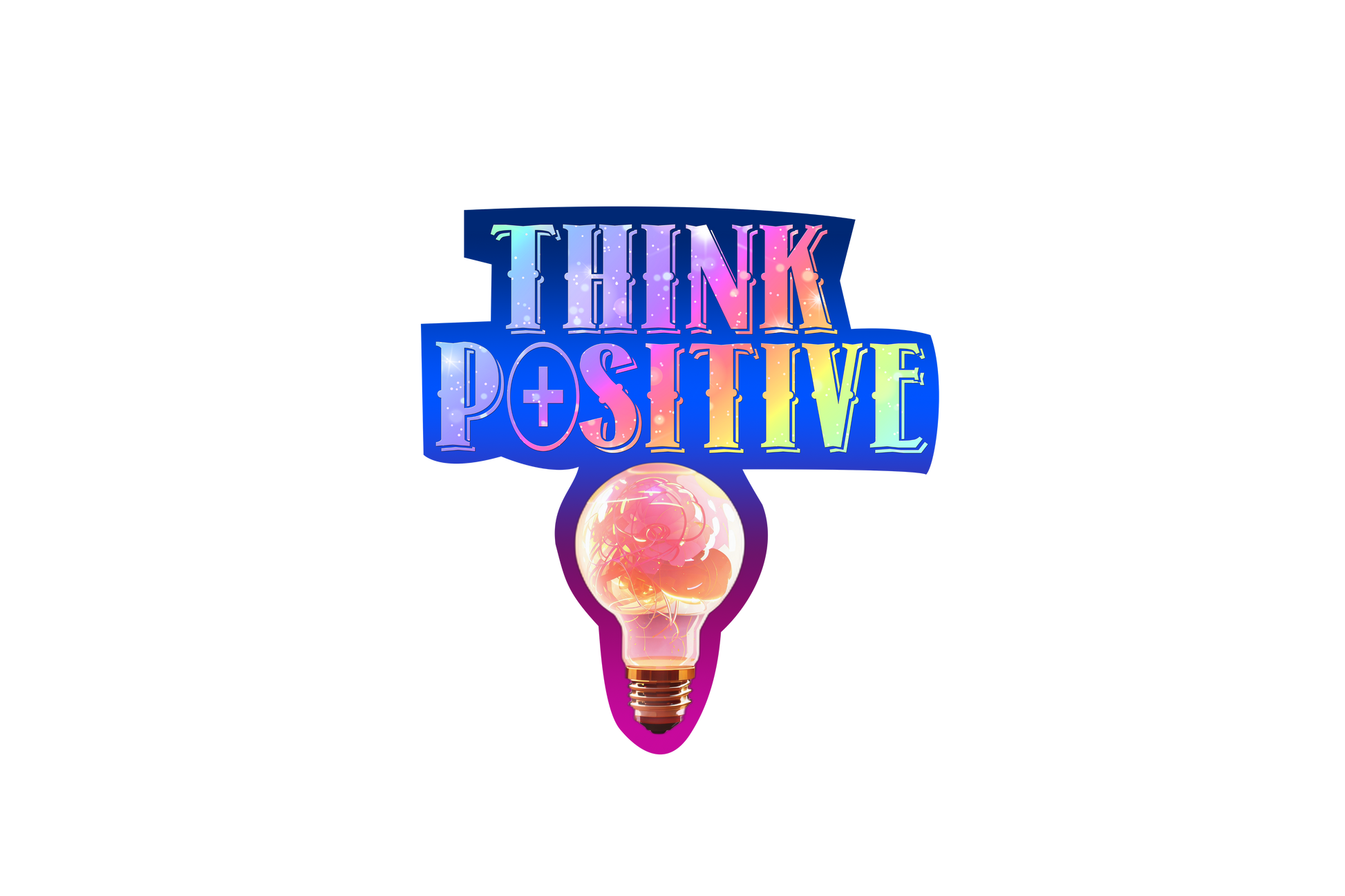STICKER: THINK POSITIVE