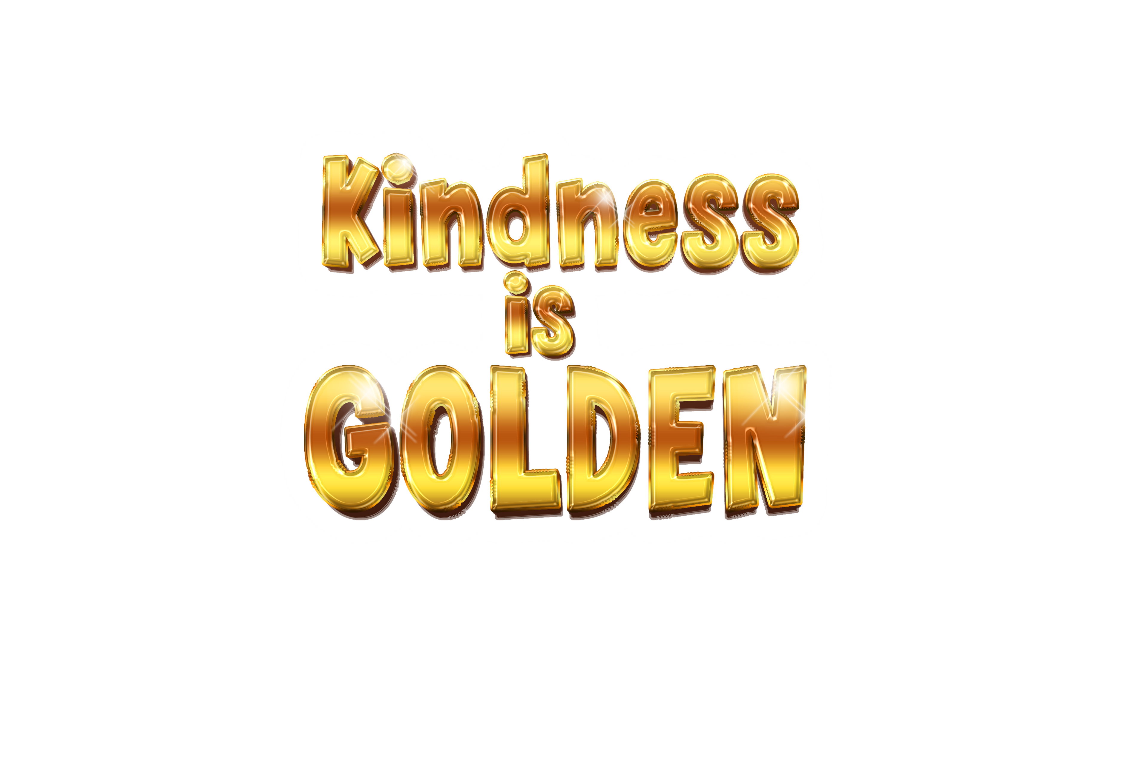 STICKER: KINDNESS IS GOLDEN - OzDecalz