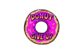 STICKER: DONUT GIVE UP - OzDecalz