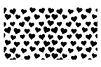 QUARTER WINDOW BANNER: HEARTS