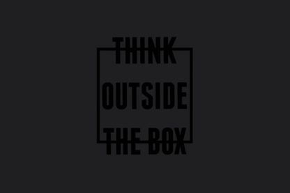 Think Outside the Box Sticker