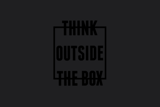 Think Outside the Box Sticker