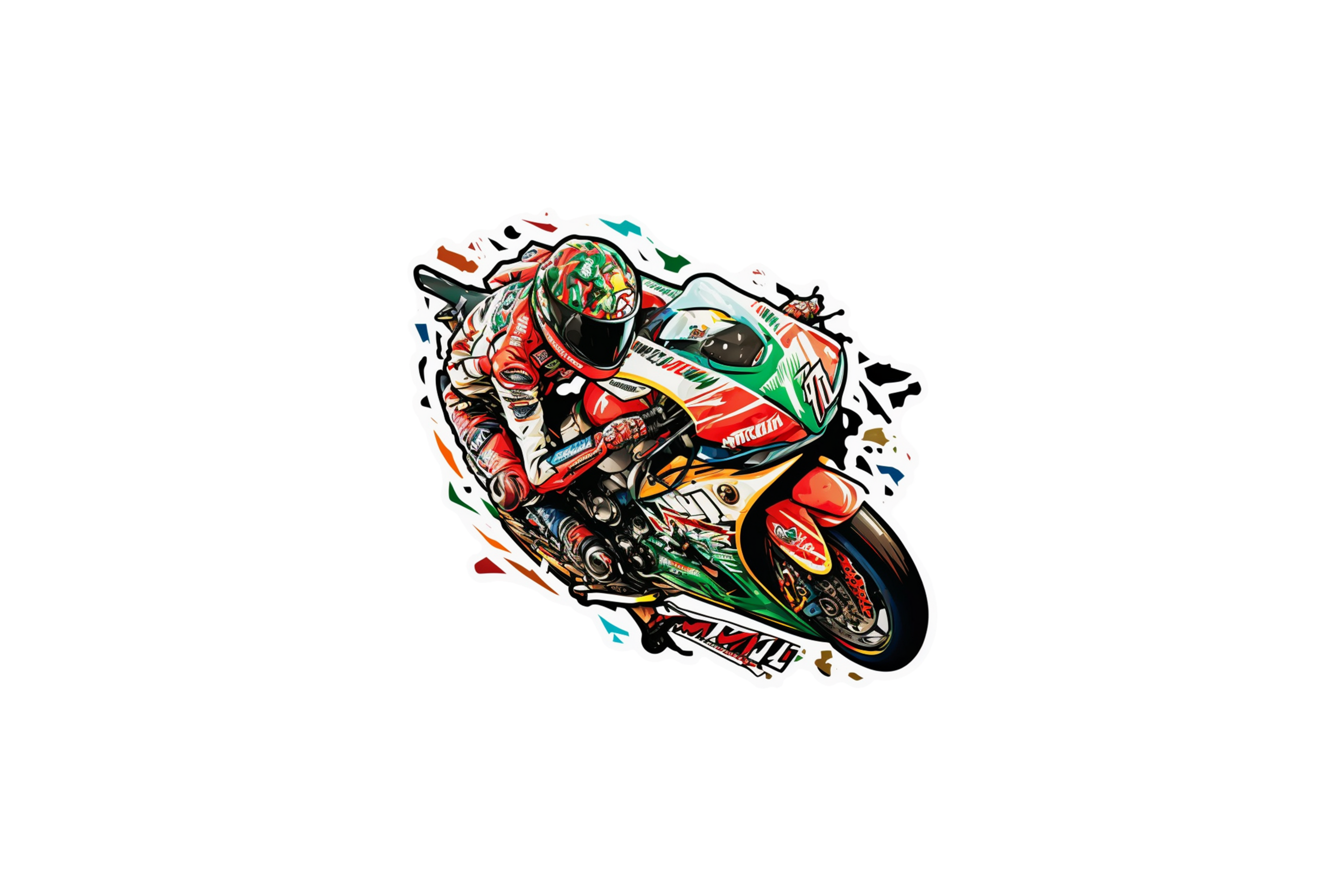 STICKER: MOTORBIKE 08